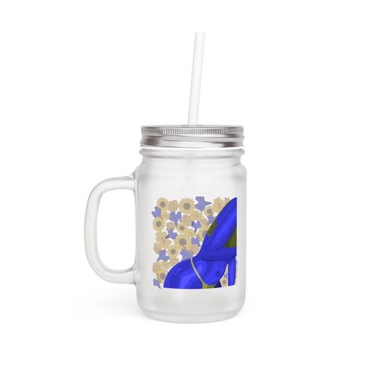 Sapphire Bluez Mason Jar