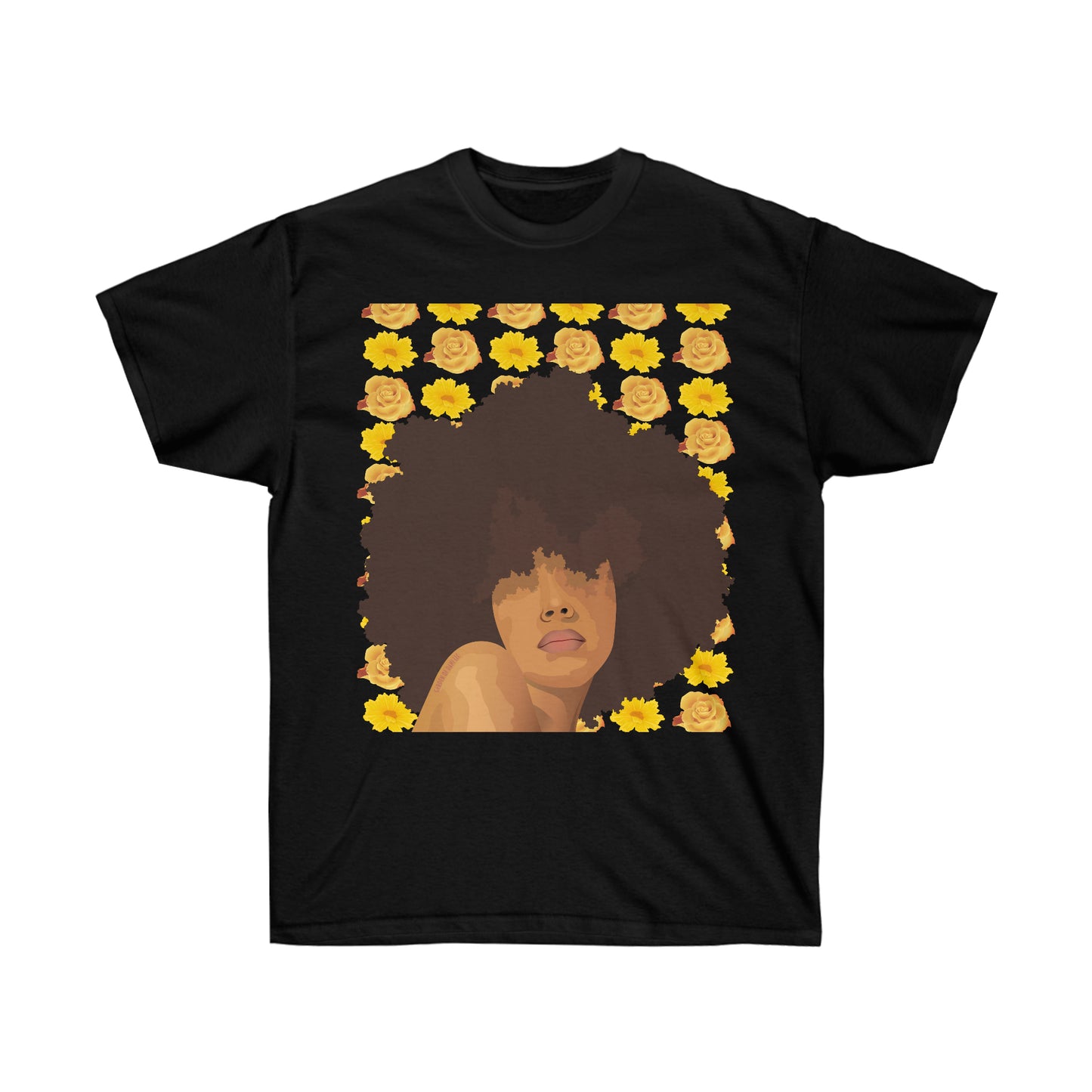 Golden Flower Melody Cotton Tee