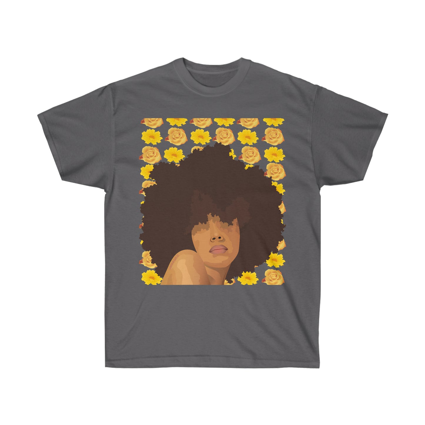 Golden Flower Melody Cotton Tee