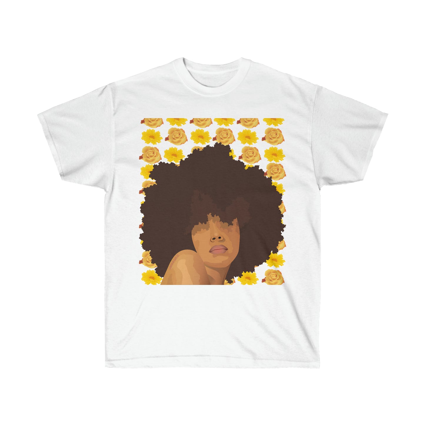Golden Flower Melody Cotton Tee