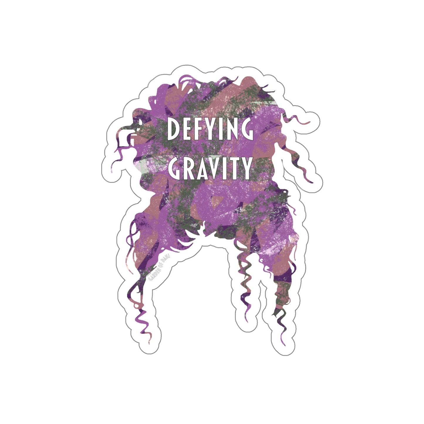 Defying Gravity Die-Cut Sticker