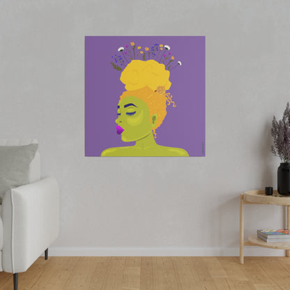 Her Garden Canvas Print