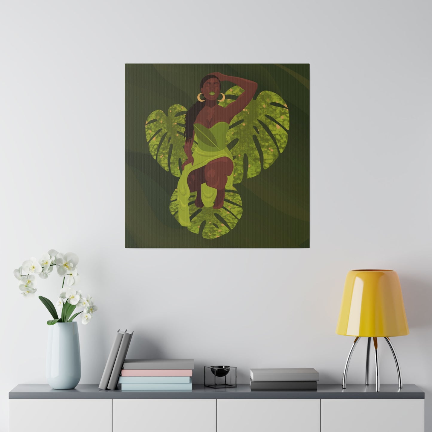 Jaded Beauty Canvas Print