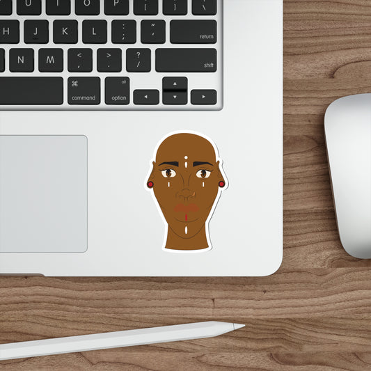 Protected Gravity Die-Cut Sticker