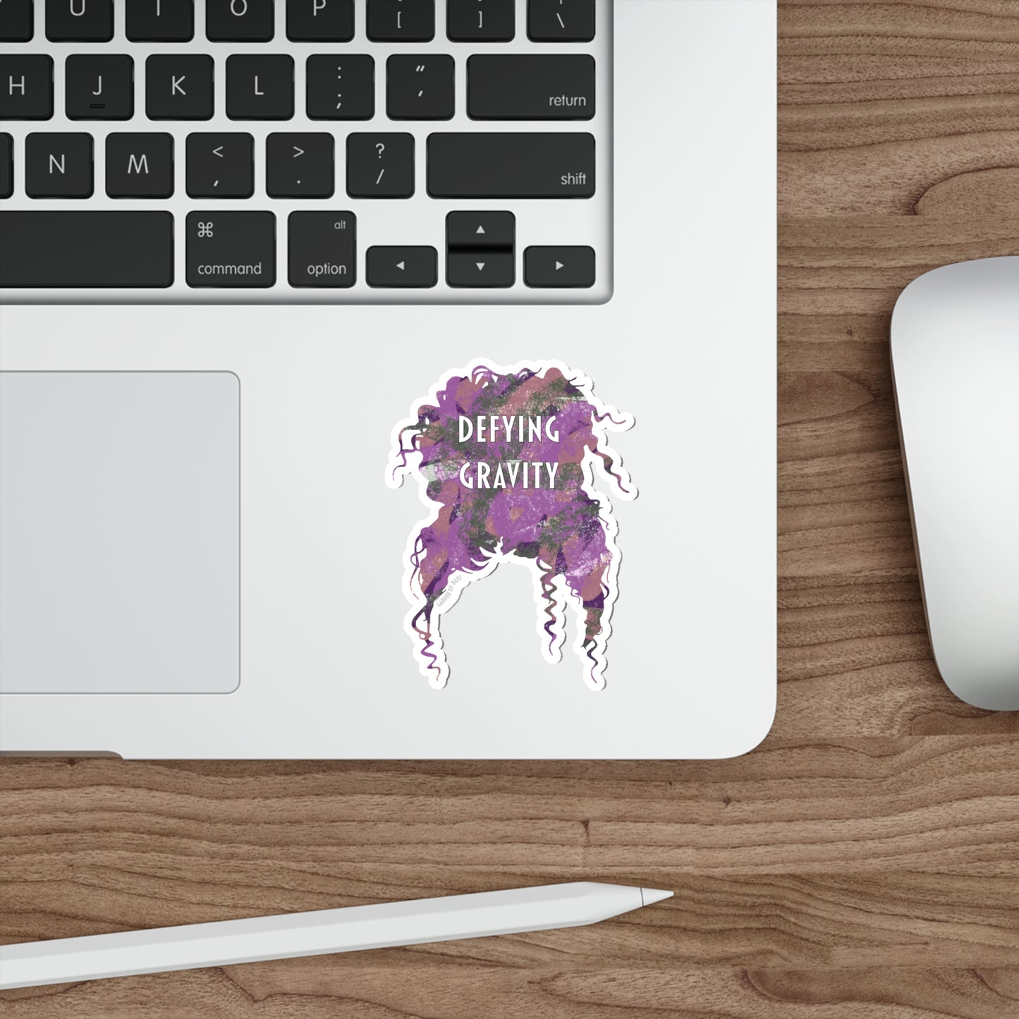 Defying Gravity Die-Cut Sticker