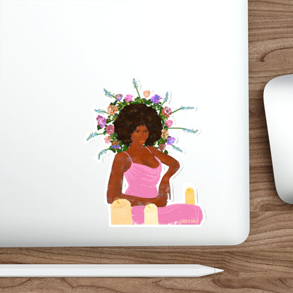 Her Throne Die-Cut Sticker