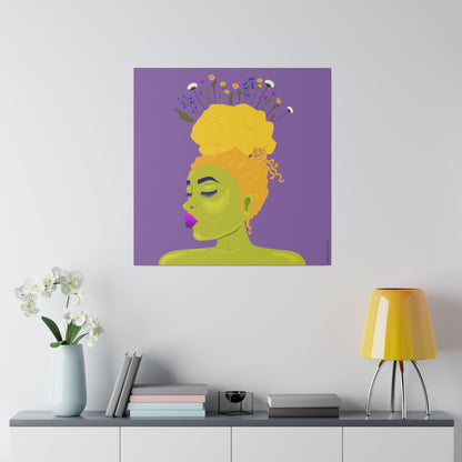 Her Garden Canvas Print