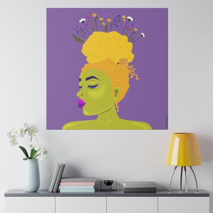 Her Garden Canvas Print