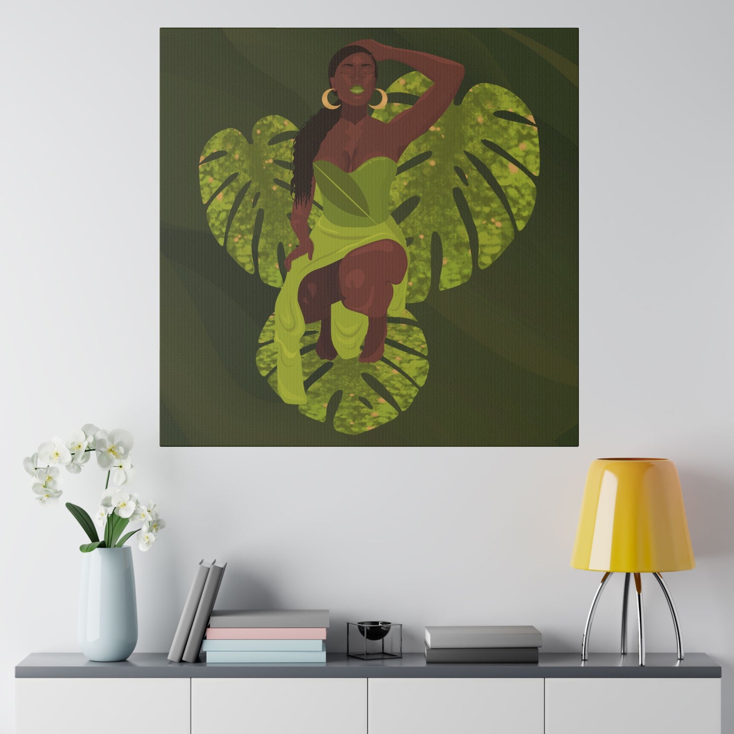 Jaded Beauty Canvas Print