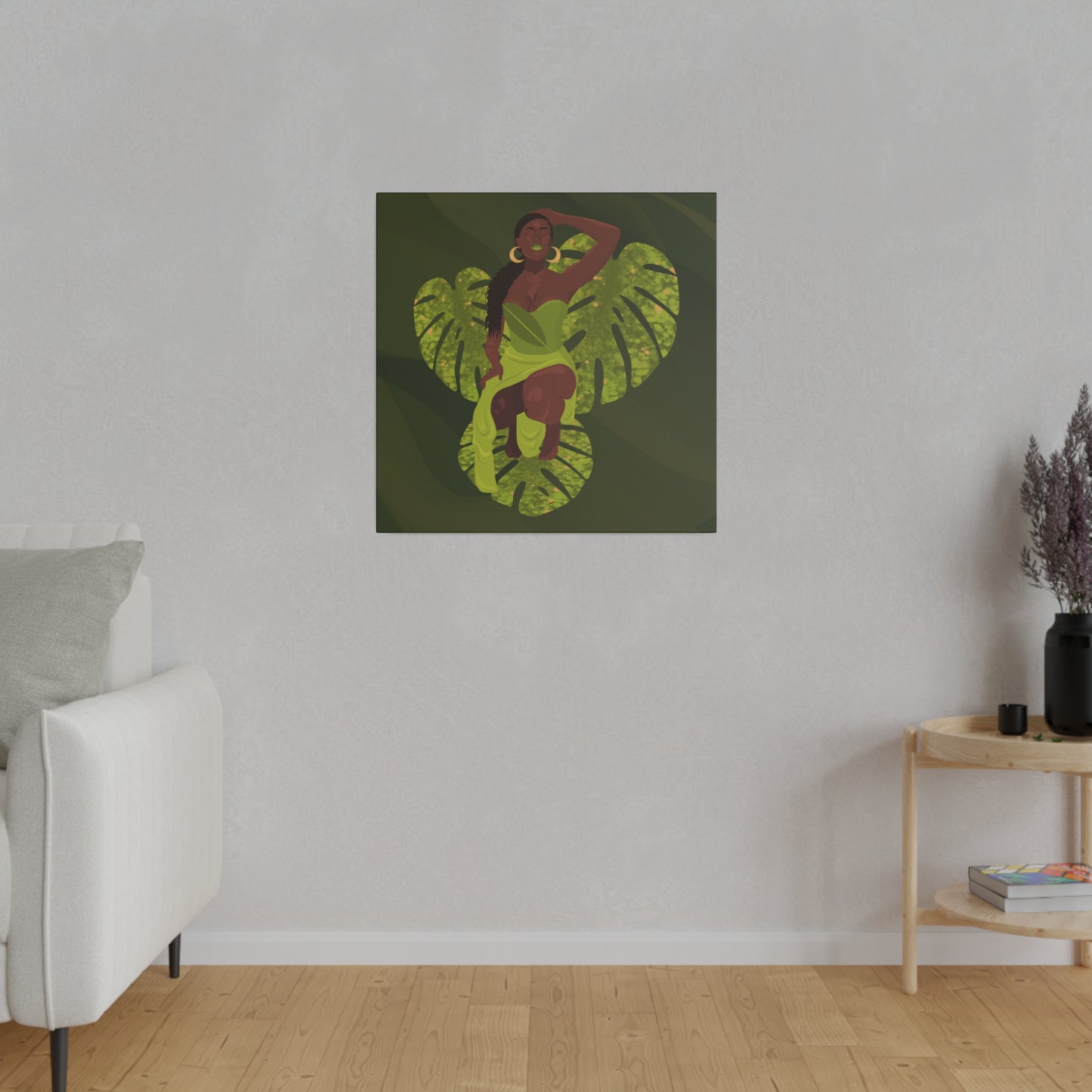 Jaded Beauty Canvas Print