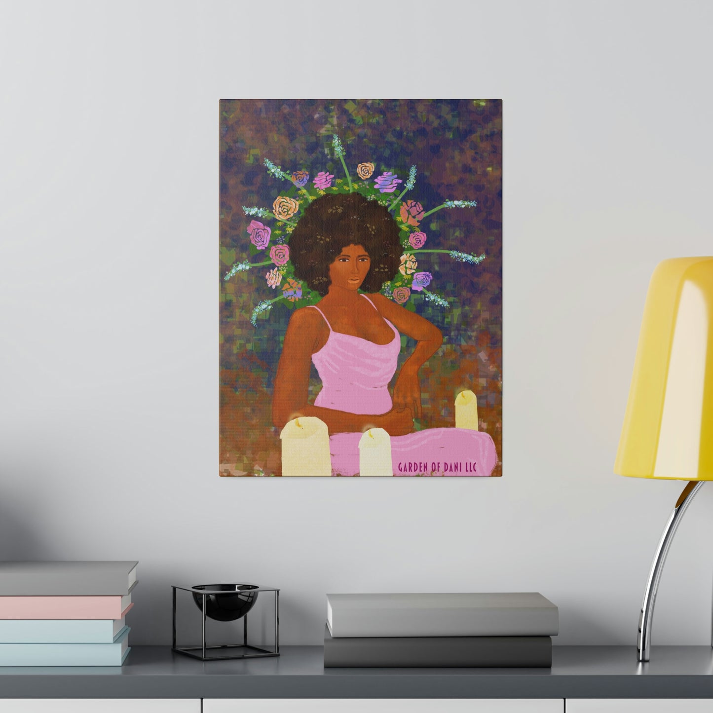 Her Throne Canvas Print (Pattern)