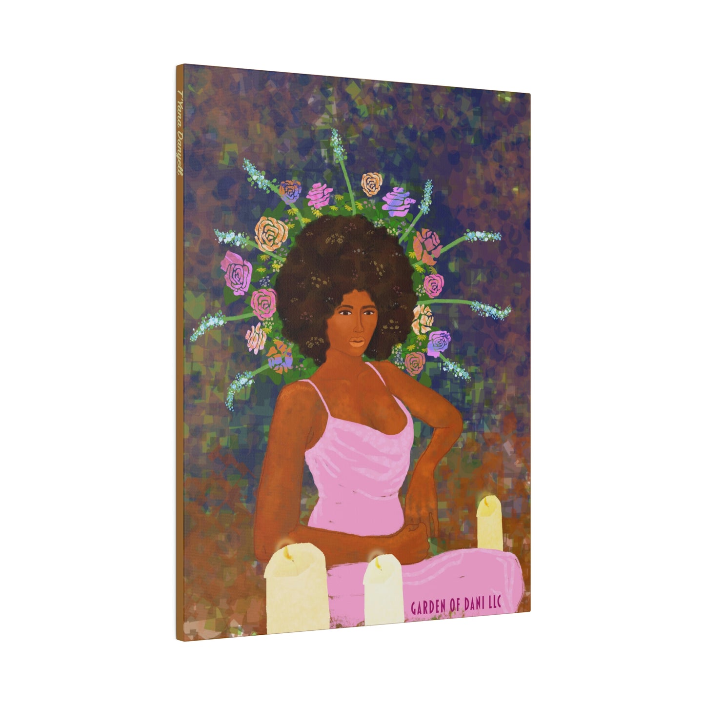 Her Throne Canvas Print (Pattern)