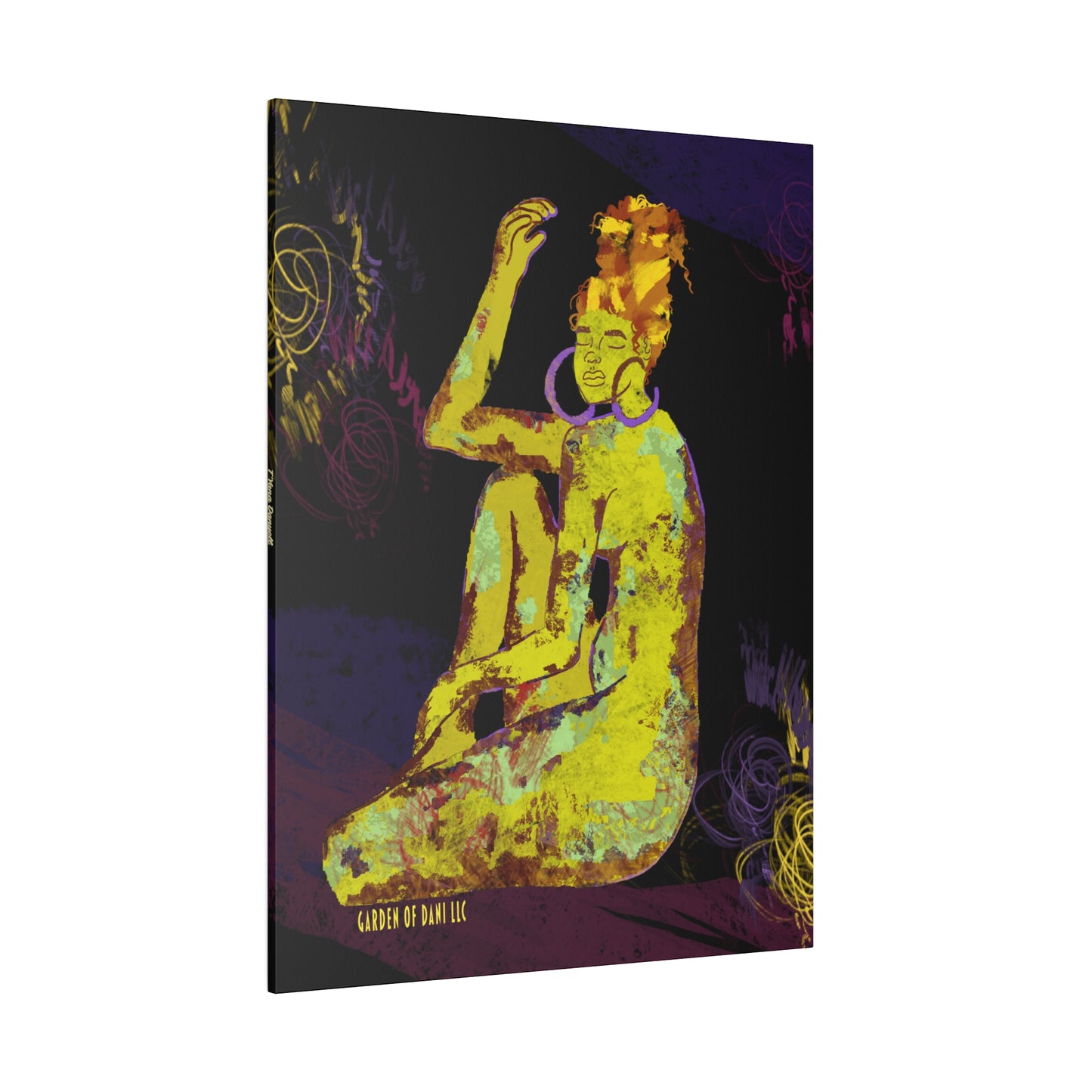 Colors of the Soul Canvas Print (Black)