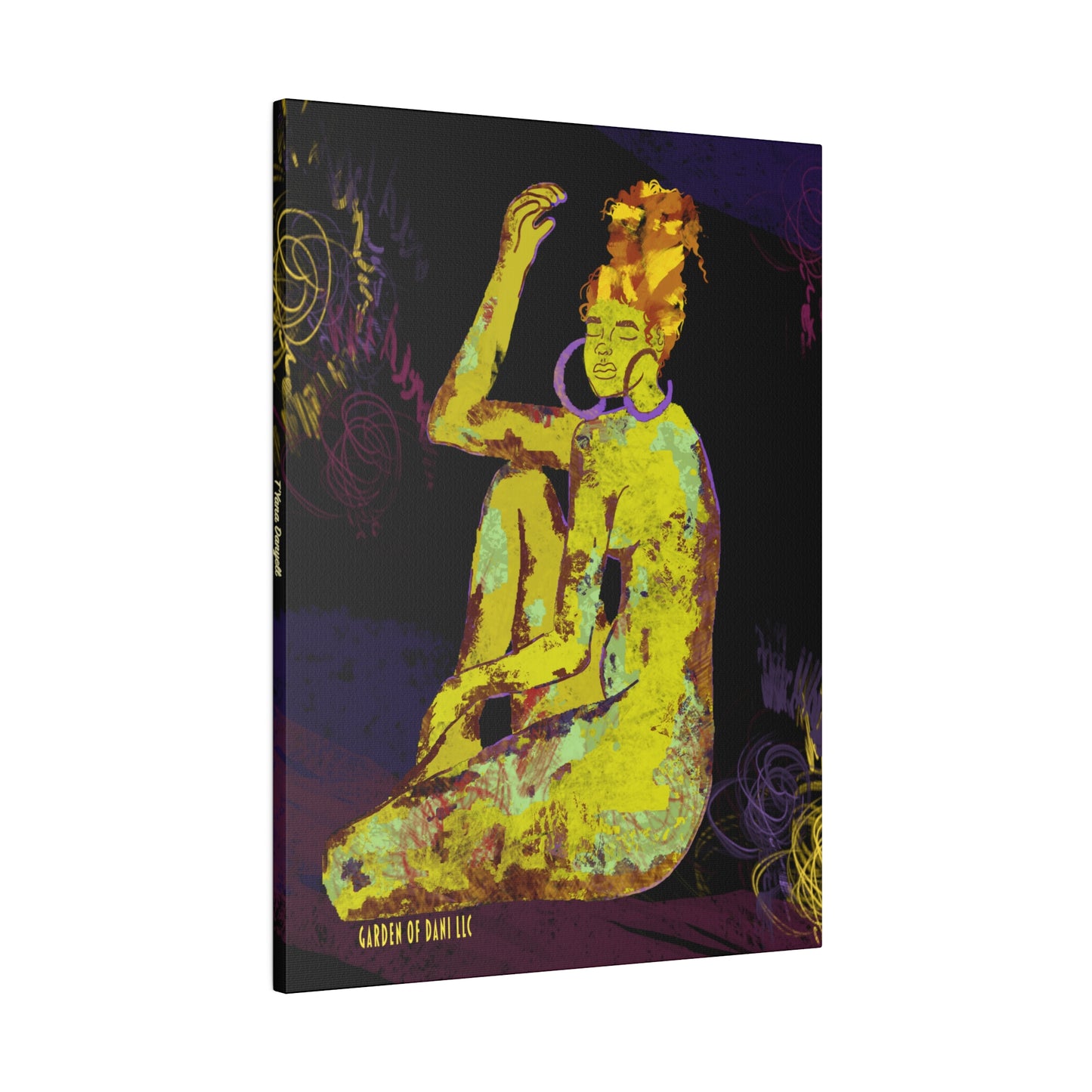 Colors of the Soul Canvas Print (Black)