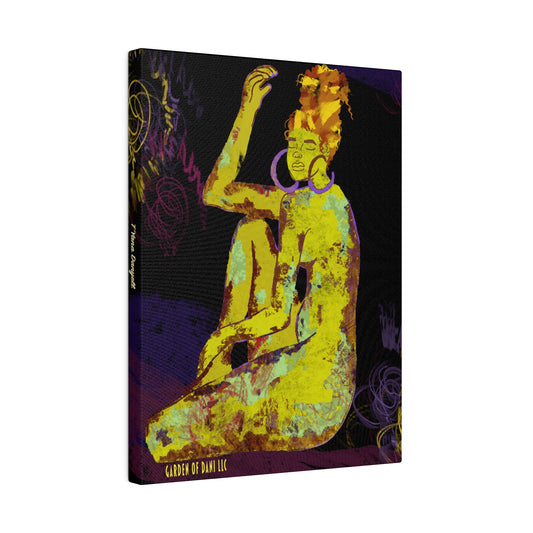 Colors of the Soul Canvas Print (Black)
