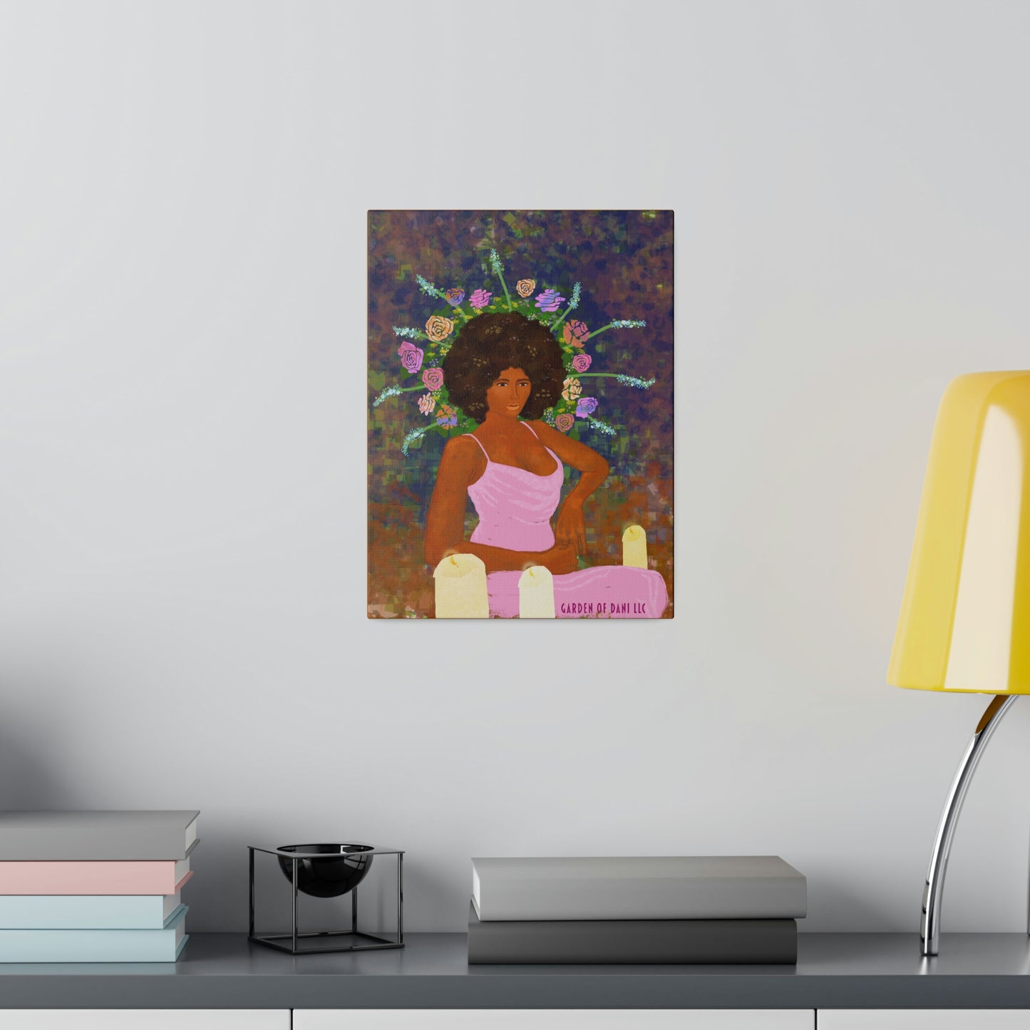 Her Throne Canvas Print (Pattern)